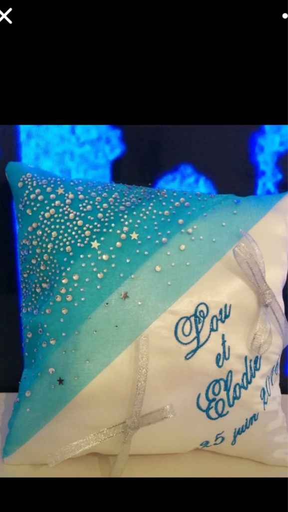 Coussin porte alliance - 1