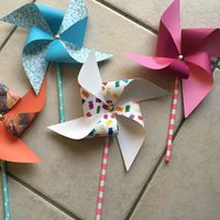 Moulins à vent pour table des enfants - 2