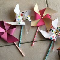 Moulins à vent pour table des enfants - 3