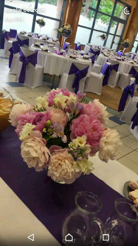Mariage blanc et violet 3 juin 2017 - 1