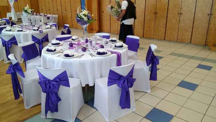 Mariage blanc et violet 3 juin 2017 - 2