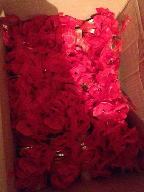 Beaucoup d'anneaux de serviettes 