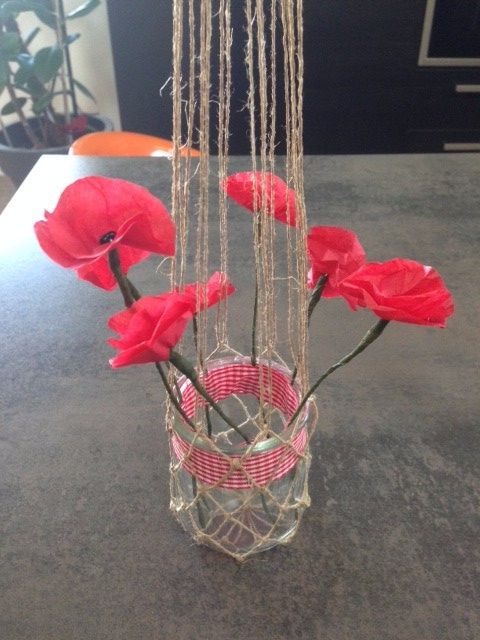 suspension coquelicot