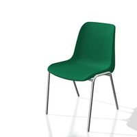 Chaise à coque verte - 1