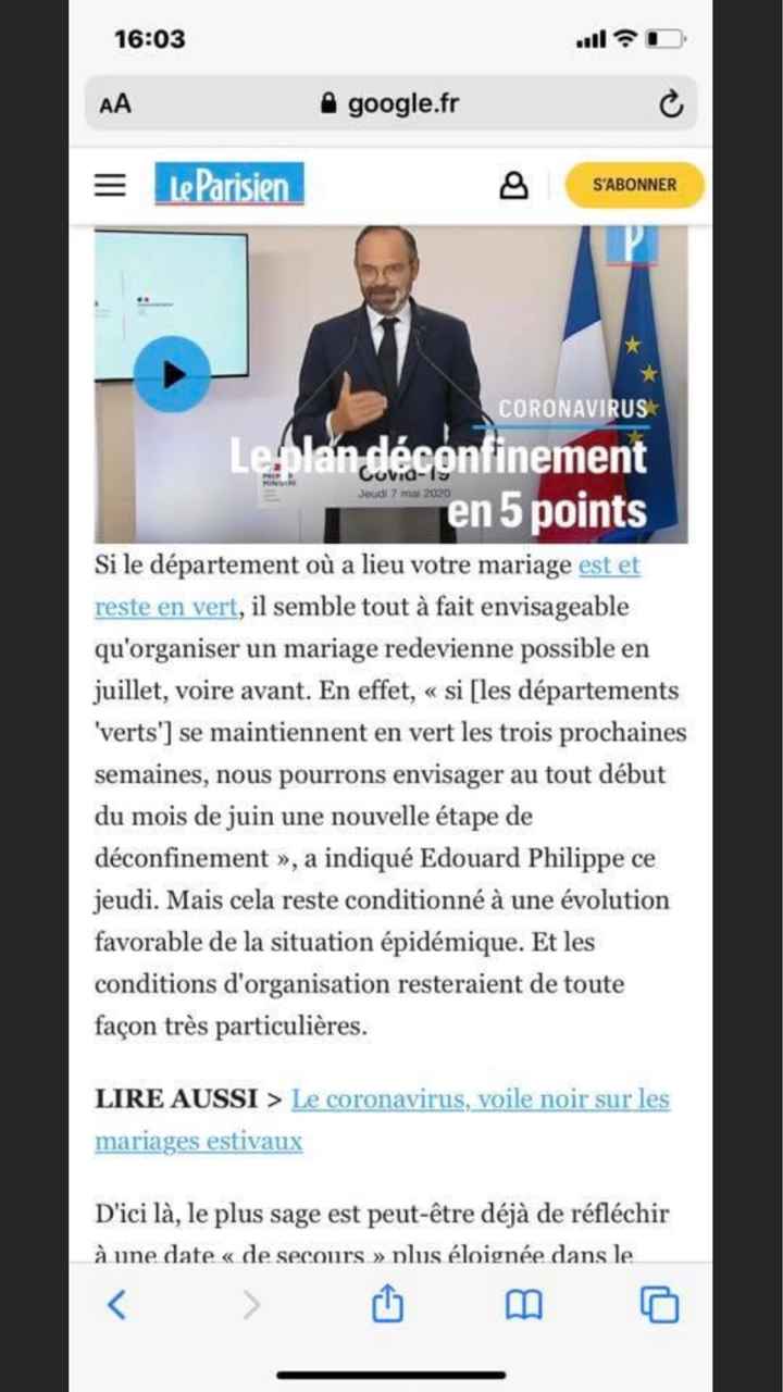Mariage 1er Août 2020 maintenu ! - 1