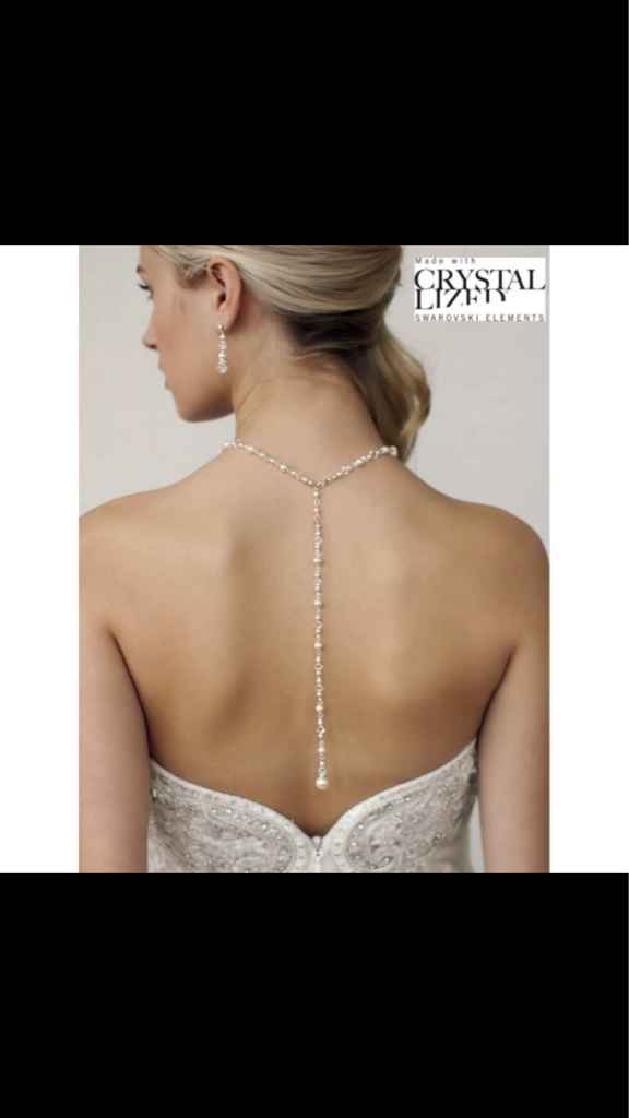 Collier avec pendentif de dos - 1