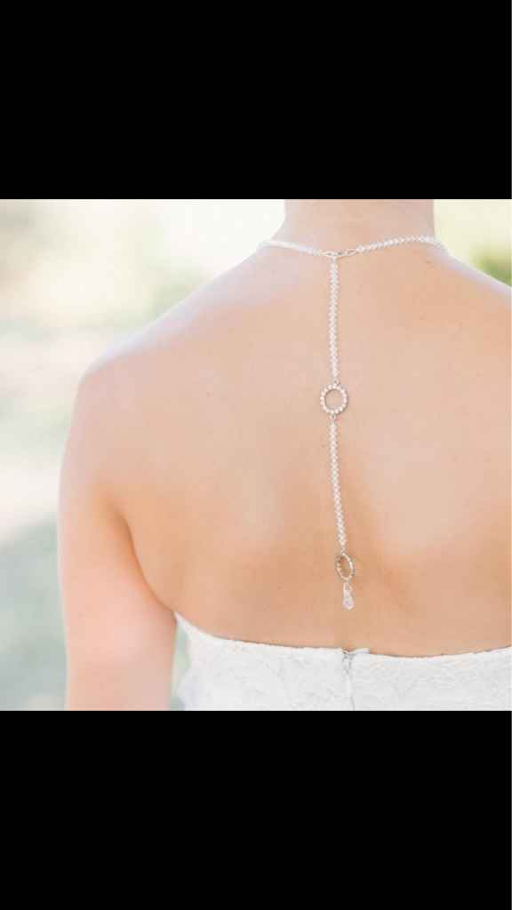 Collier avec pendentif de dos - 2