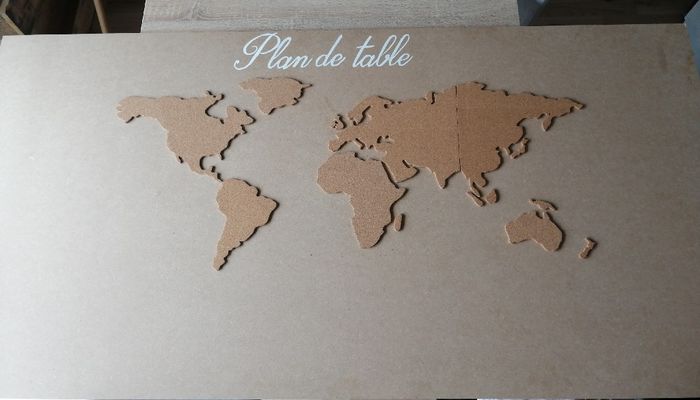 diy du jour! Plan de table sur le thème du voyage 4