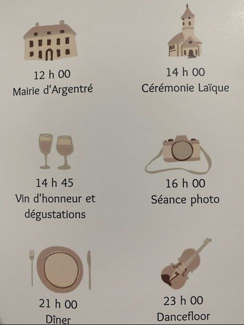 Planning sur le faire part ,help - 1