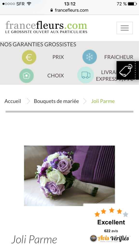 Avis fleuriste en ligne - 1