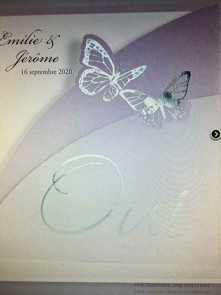 Faire parts commandes - 1