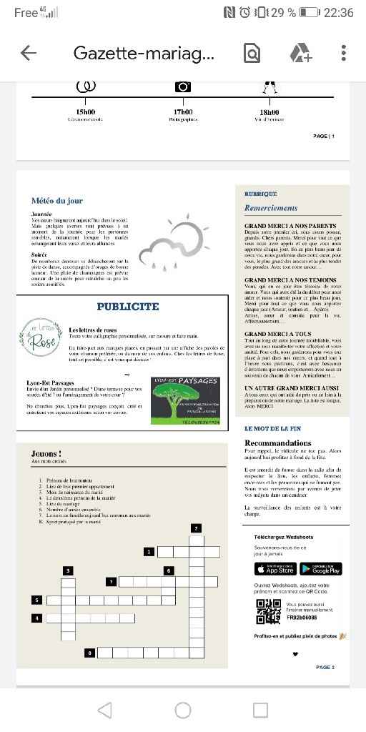 Gazette des mariés - 2