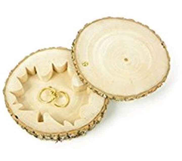 Porte alliances en bois - 1