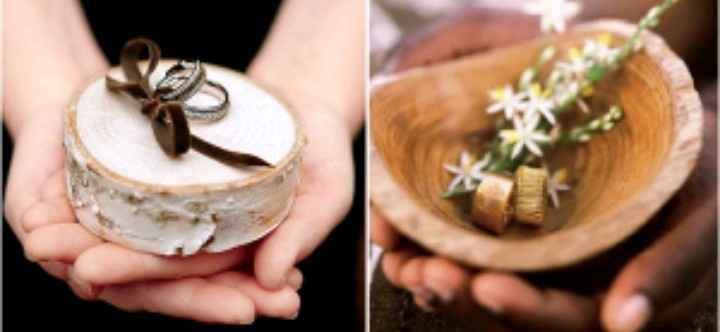 Porte alliances en bois - 5