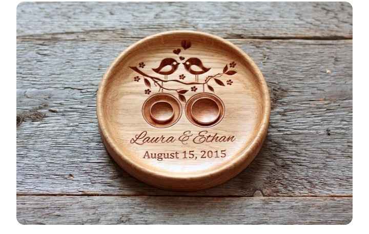 Porte alliances en bois - 9