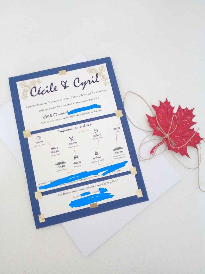 Dernière version du faire-part - 2