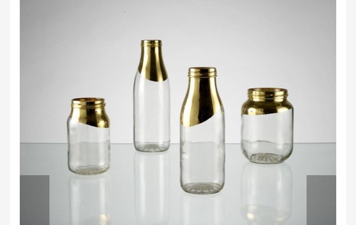 Recyclage conserves pour centre de table - 2