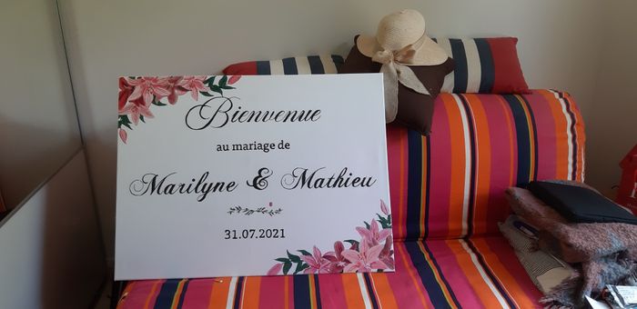 Panneau de mariage personnalisé 9