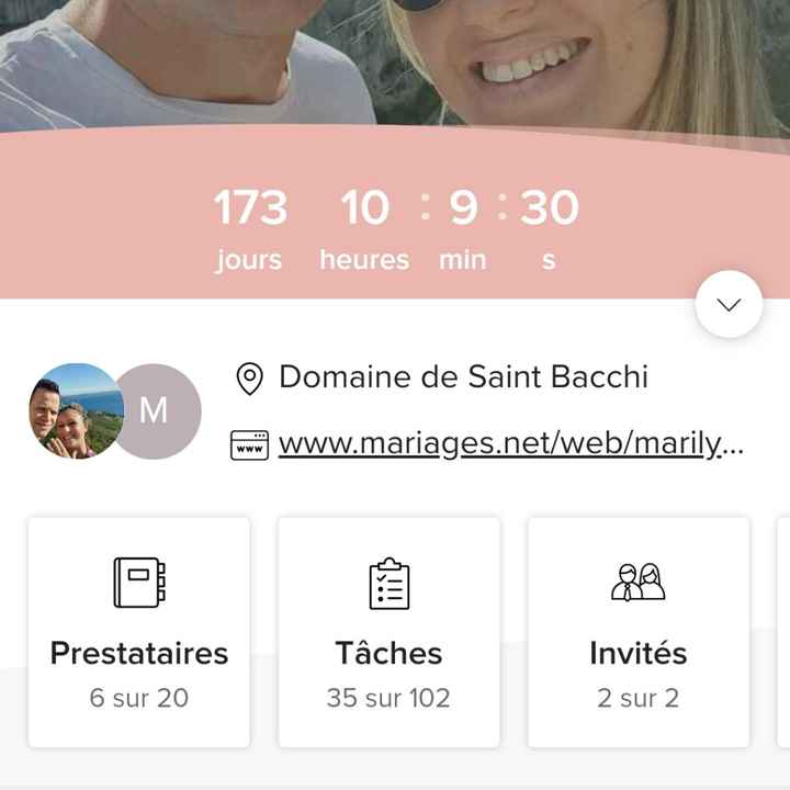 Décompte avant jour j - 1