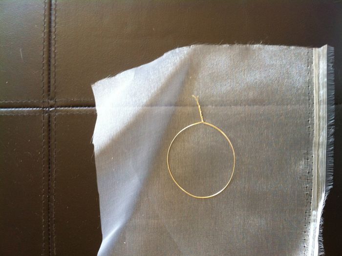 Tuto fleurs organza