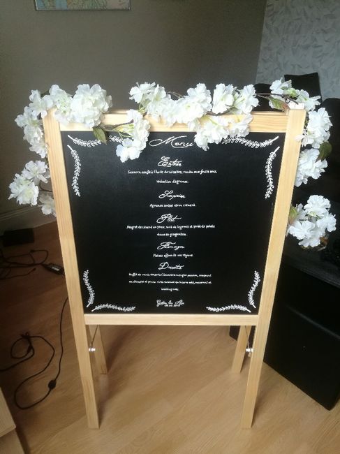 Panneau bienvenue et menu - 2
