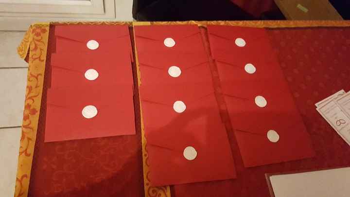 Fermeture des faire-part avec cachet de cire