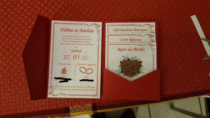 Faire part :  séparer vh et invitation soir? - 2