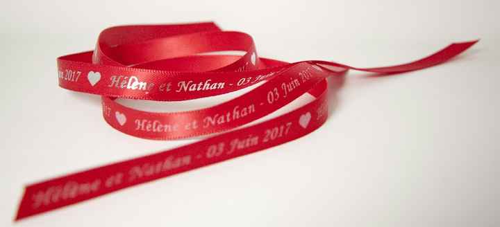 Rubans personnalisés - 1