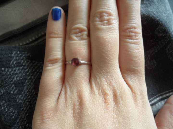 Ma bague de fiancaille