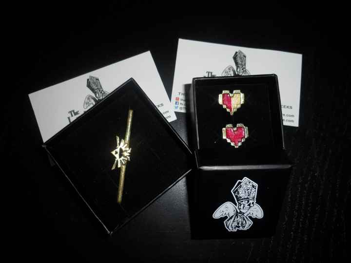 Boutons de manchette et pince pour cravatte