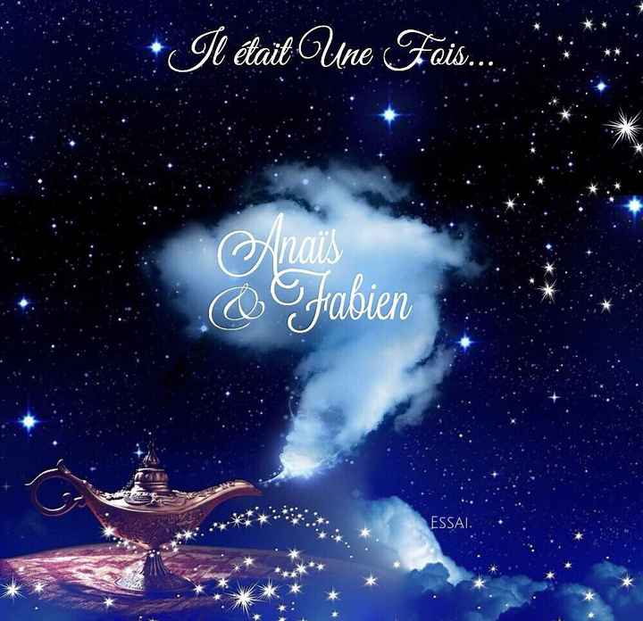 L'avant de mon Faire part 