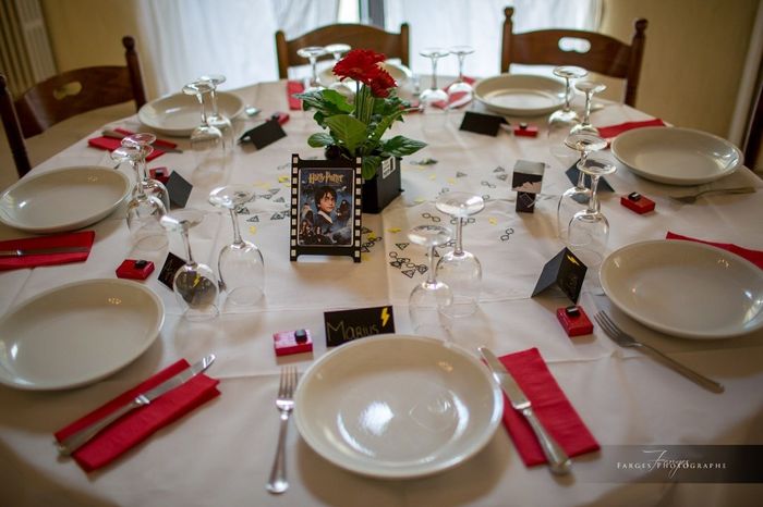 table Harry potter