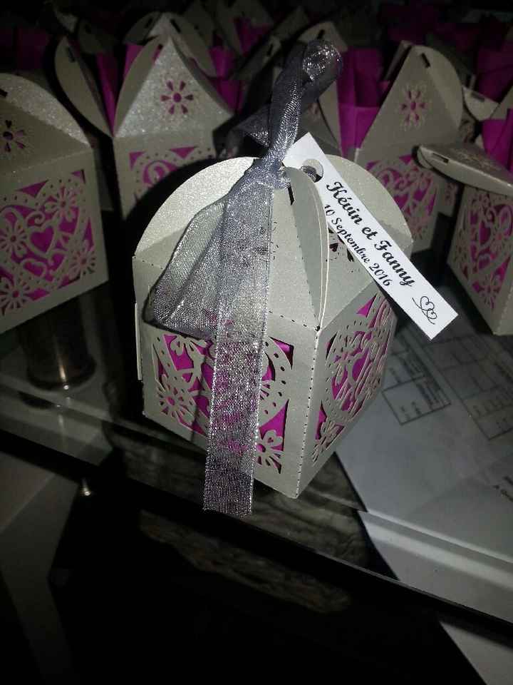 Boîte à dragées en cours de finalisation - 2