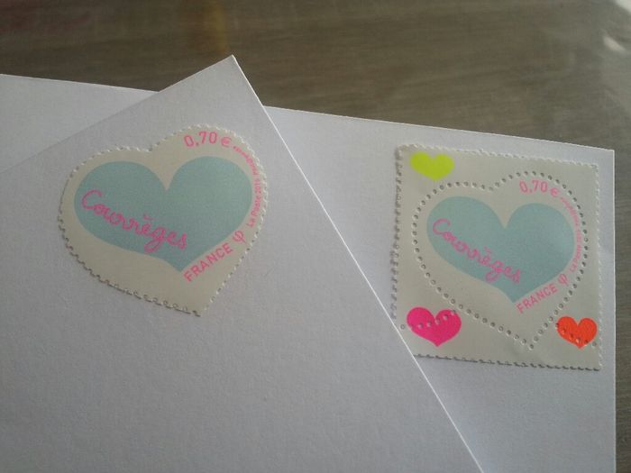 Timbre coeur courreges - 1