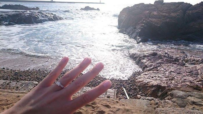 ma bague de fiançaille :-D le 24 novembre 2015 