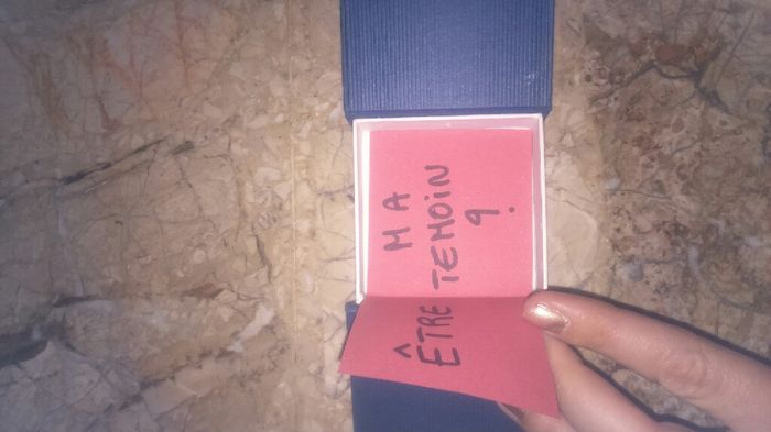 Annonce de mes témoins - 2