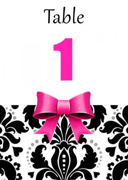 Pancarte nom table baroque