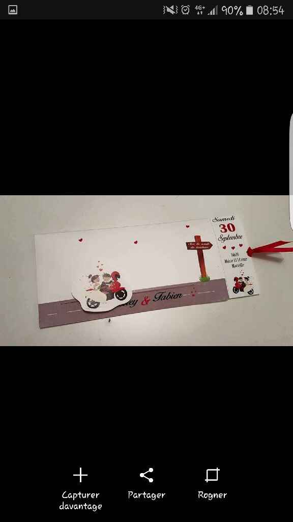 Theme moto  faire part reçu  :) - 2