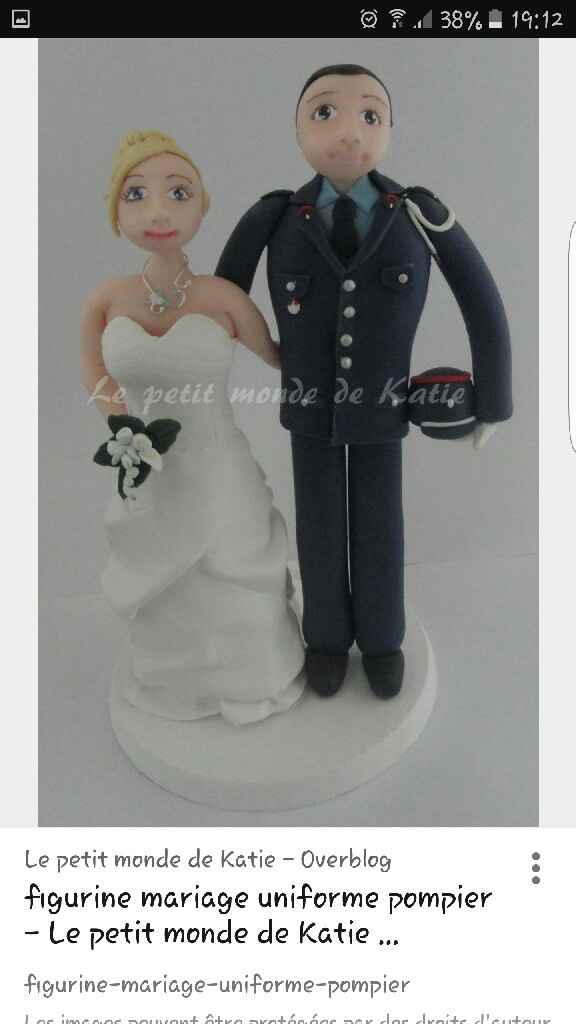 Figurine piece montee. - 1