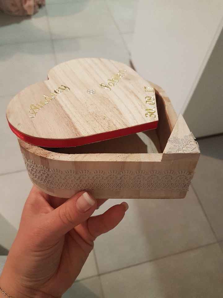 Diy du jour boîte a alliance et pompom - 2