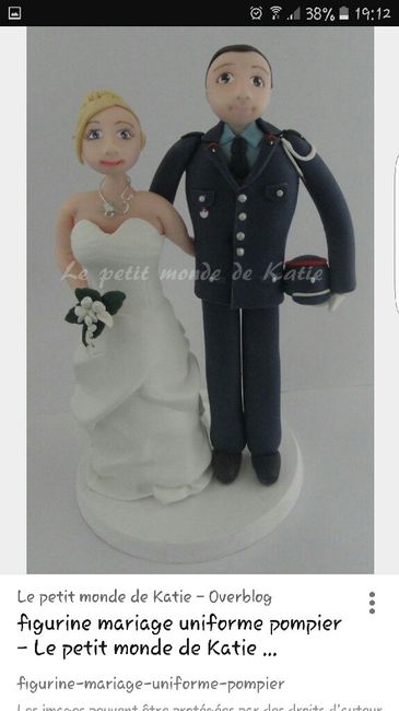 Figurine piece montee. - 1