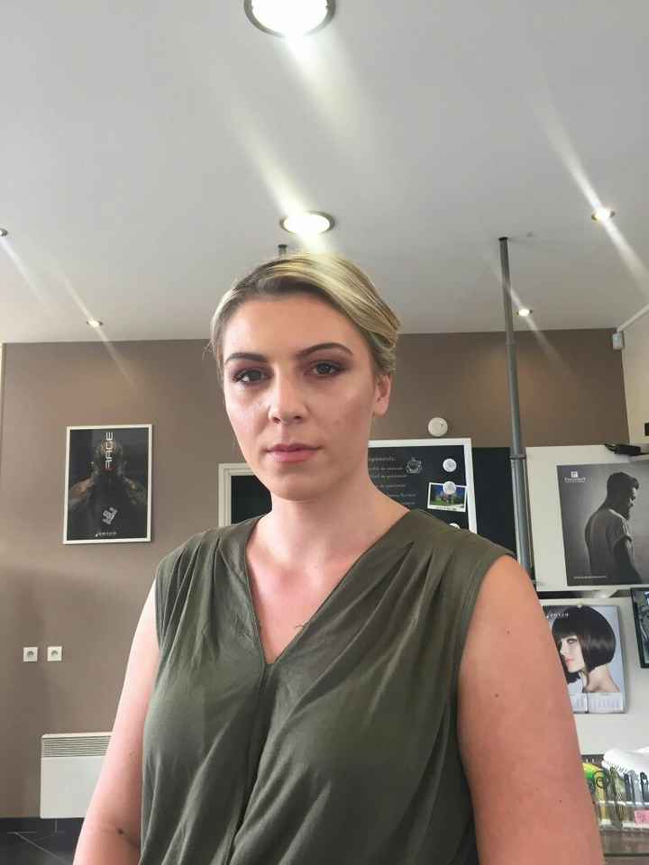  1er essai maquillage et coiffure - 2