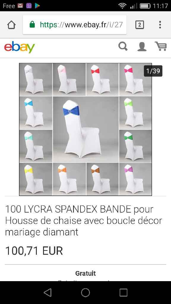  Des bons plans housses de chaises ? - 1