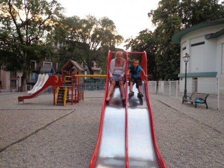 week end à aix les bains avec mon fils
