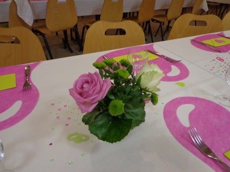 mariage fushia et anis 