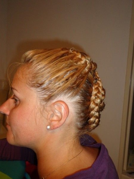 chignon tréssé 2