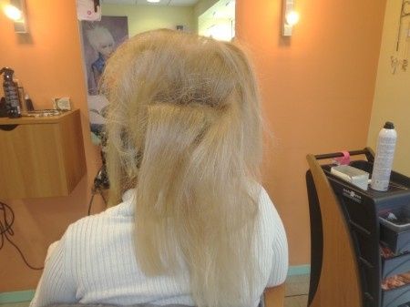 chignon jour j 4