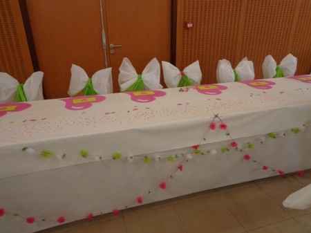 mariage fushia et anis 