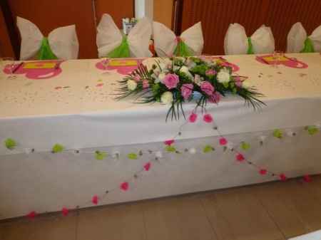 mariage fushia et anis 