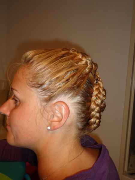 chignon tréssé 2